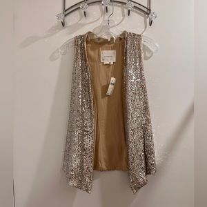 Sequin Antho Vest